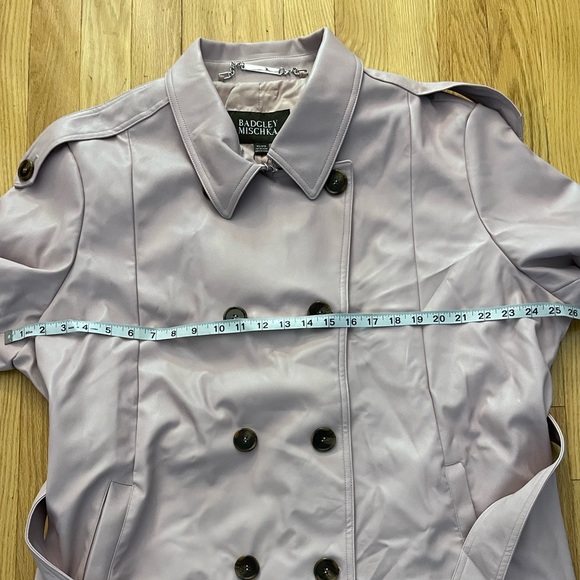 Badgley Mischka Blush Vegan Leather Trench- NWT - Picture 16 of 16